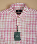 HACKETT Aurelian Mist Tailored Fit Long Sleeve Linen Shirt
