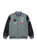 GANT Ultra Premium USA State Varsity Jacket with Leather Sleeves