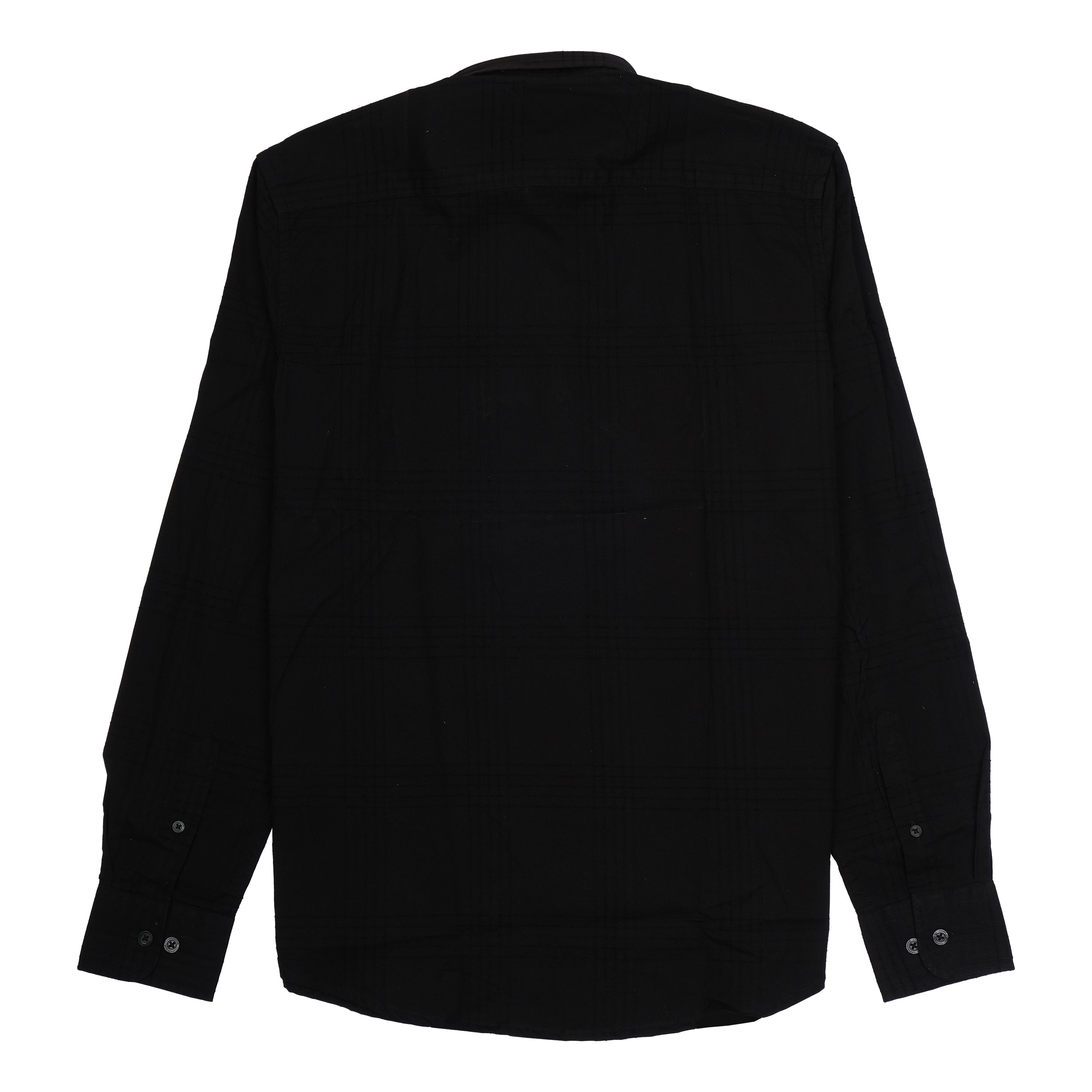 CALVIN KLEIN Midnight Shadow Slim Fit Long Sleeve Button-Up Shirt