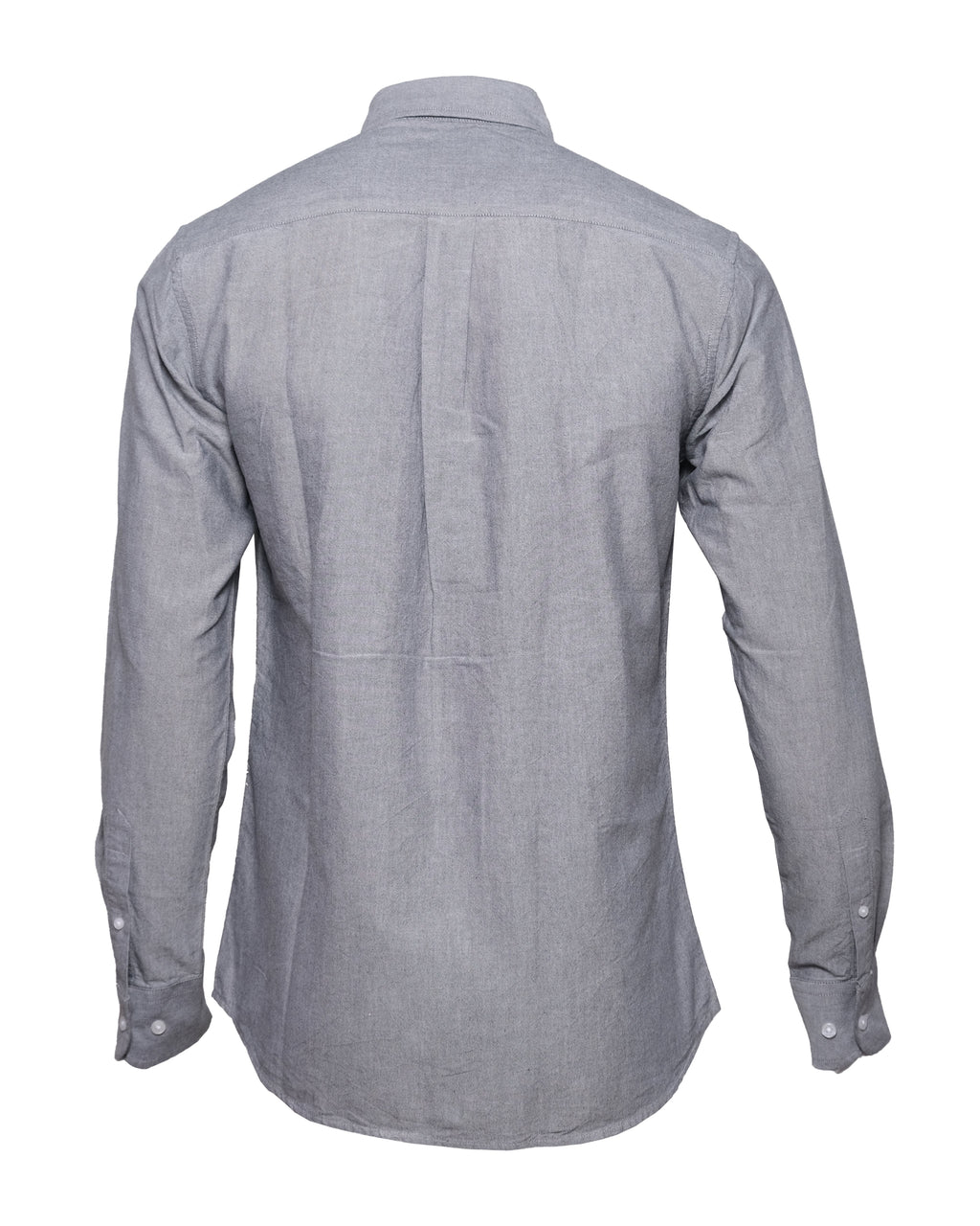LACOSTE Misty Slate Slim Fit Long Sleeve Button-Down Shirt