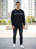 Lacoste Classic Logo Stripe Sweatshirt