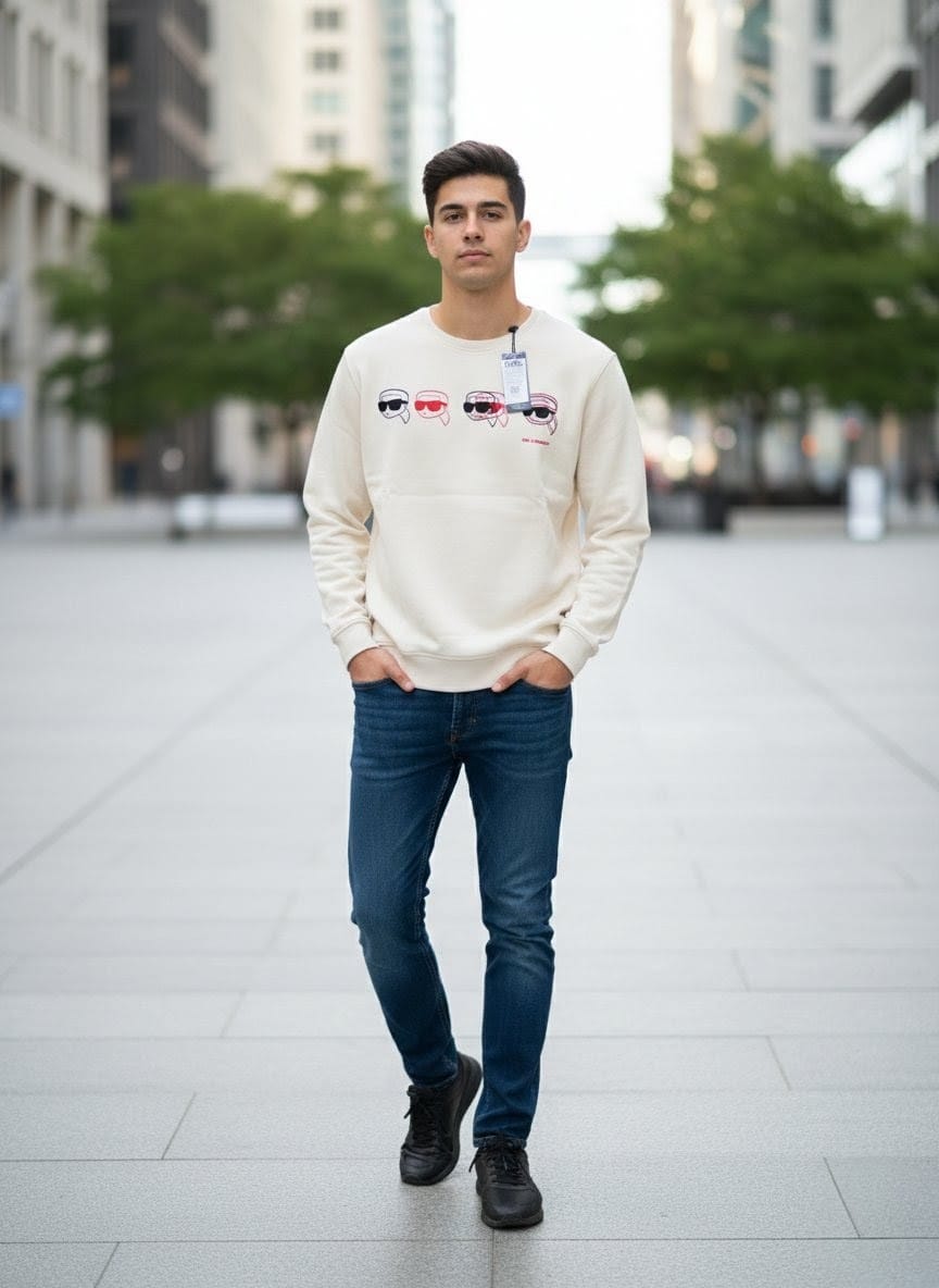 KARL Graphic Sweatshirt with Print