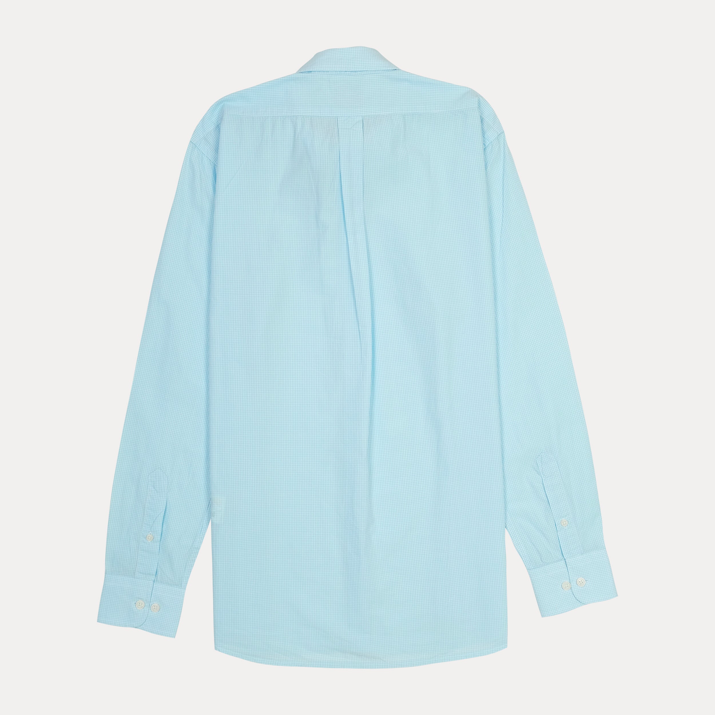 BROOKS BROTHERS Serene Aqua Tailored Fit Long Sleeve Dress Shirt