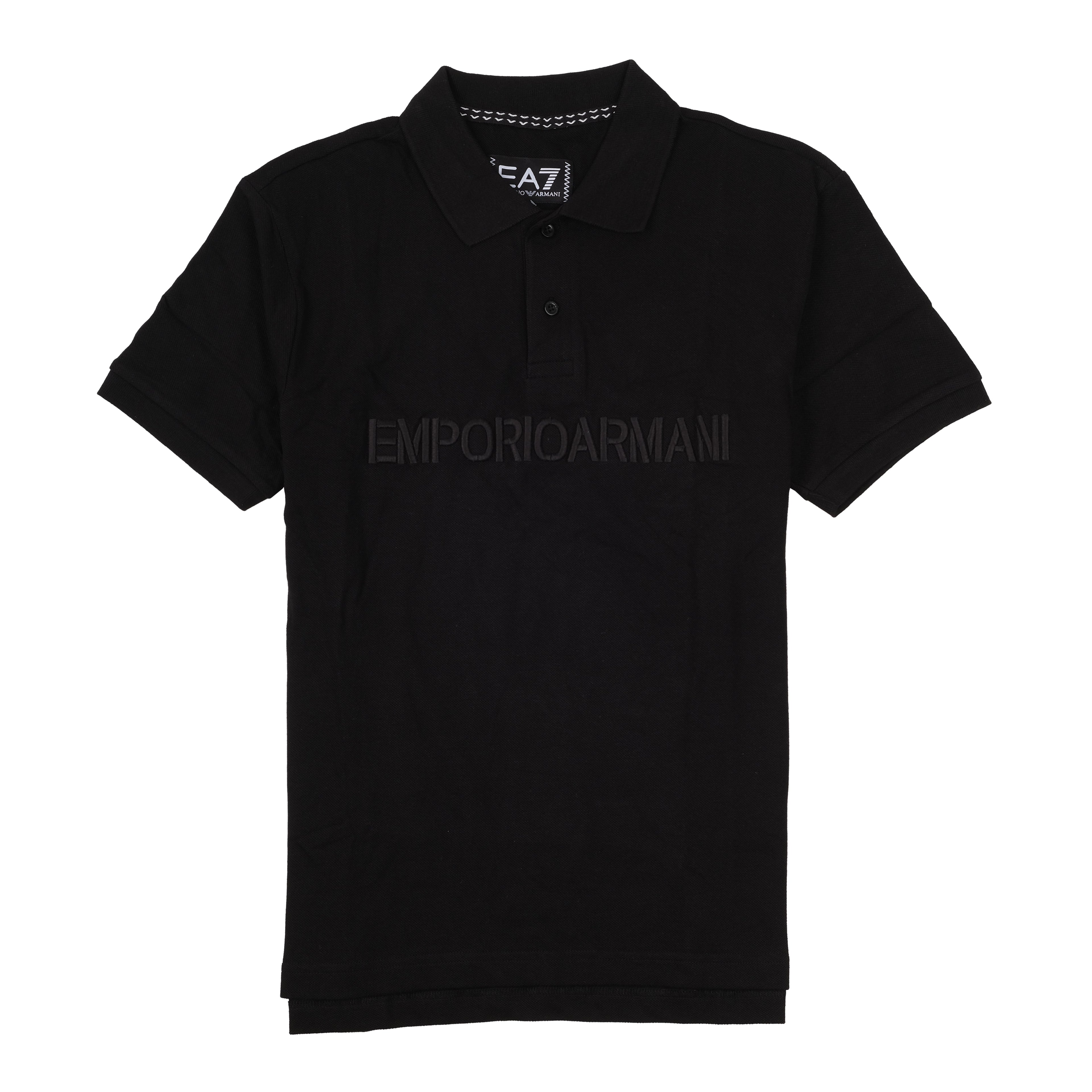 ARMANI Obsidian Luxe Slim Fit Polo Shirt