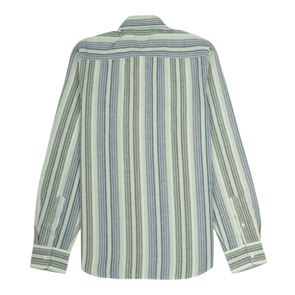 HACKETT LONDON Enchanted Forest Stripe Slim Fit Long Sleeve Button-Up Shirt