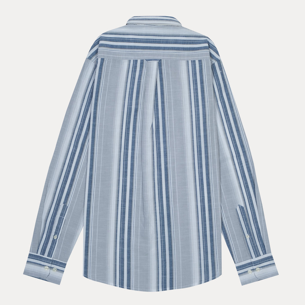 TOMMY HILFIGER Celestial Slate Tailored Fit Long Sleeve Button-Up Shirt