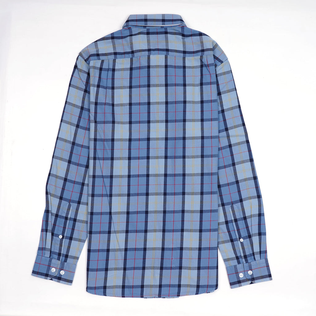 NAUTICA Radiant Azure Tailored Fit Long Sleeve Button-Up Shirt