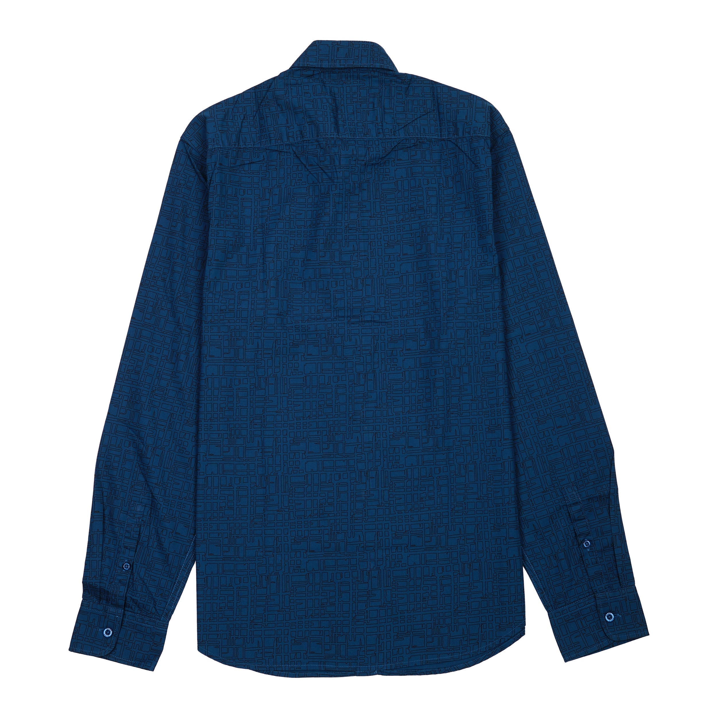 HUGO Oceanic Teal Tailored Fit Long Sleeve Shirt