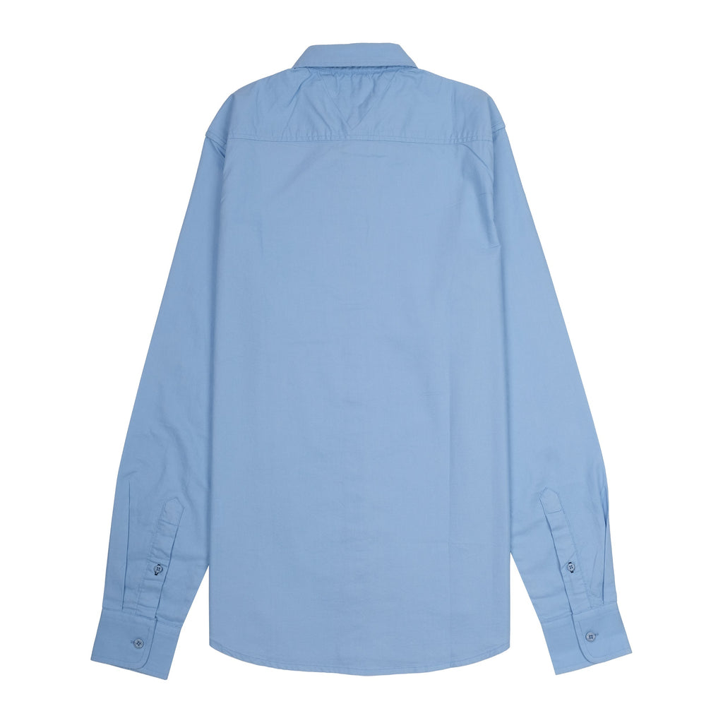 TOMMY HILFIGER Celestial Aqua Classic Fit Long Sleeve Button-Up Shirt