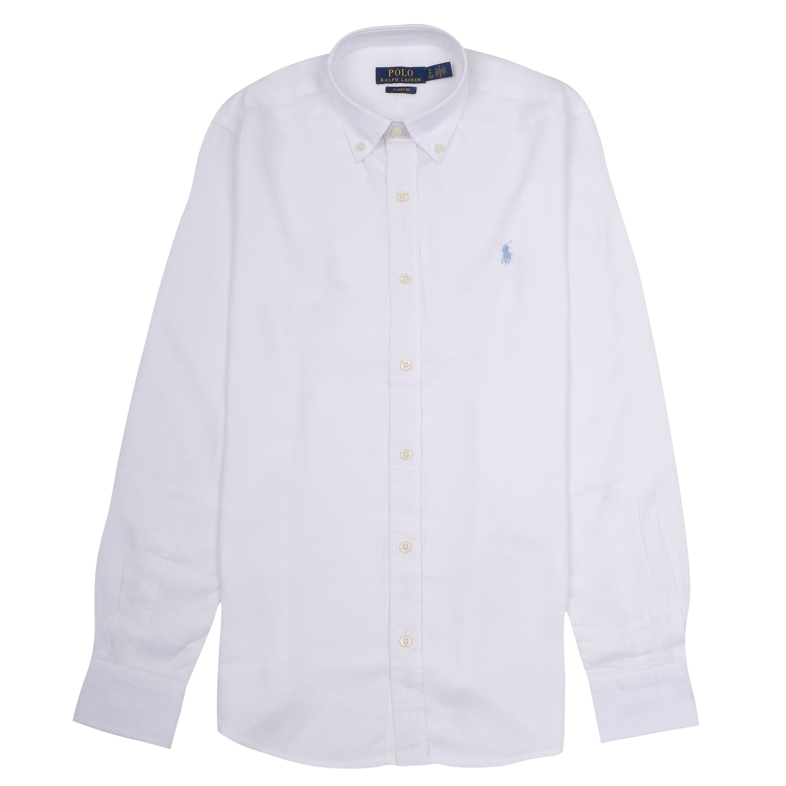 POLO RALPH LAUREN Pure Snow Classic Fit Long Sleeve Button-Down Shirt