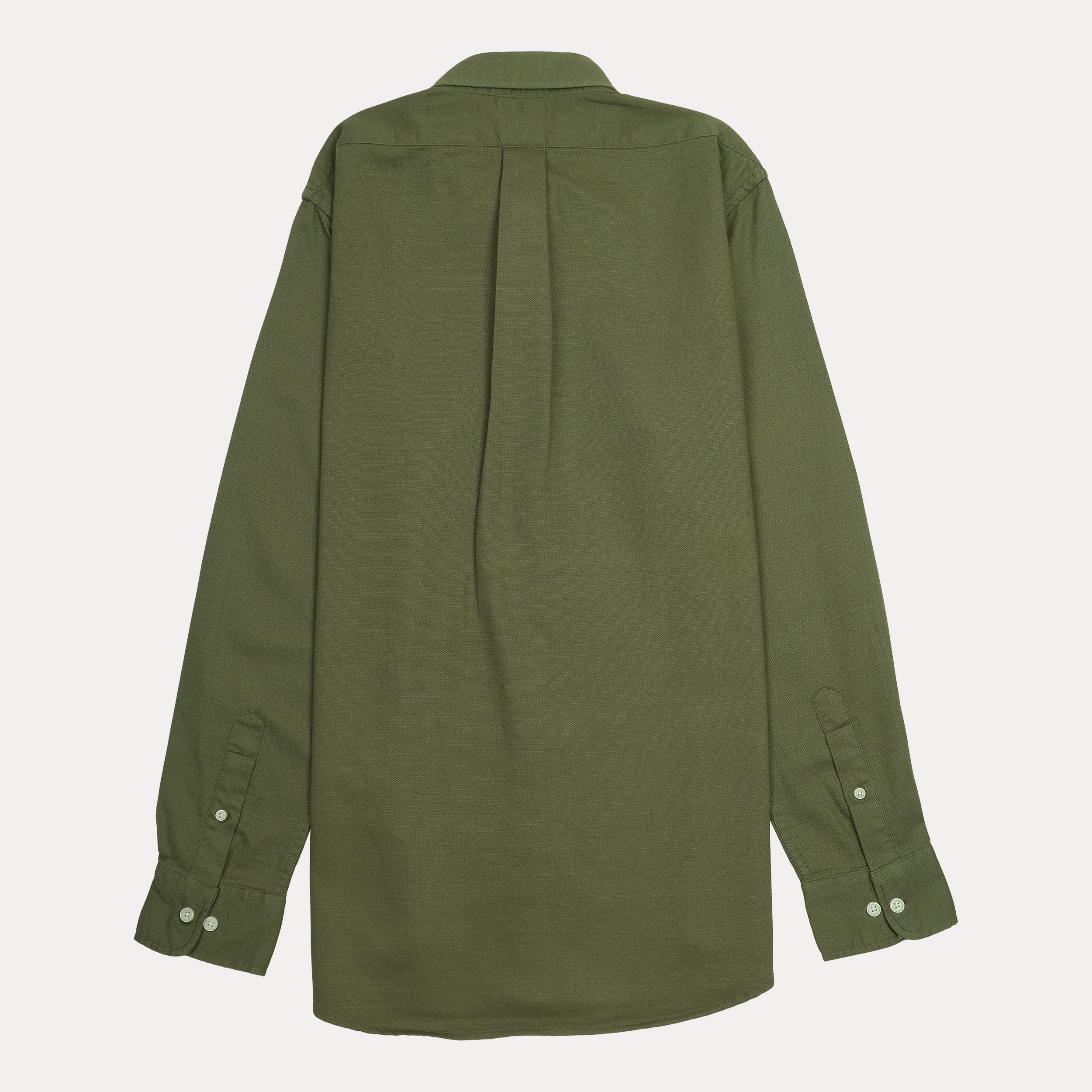 BROOKS BROTHERS Mystic Olive Classic Fit Long Sleeve Button-Down Shirt