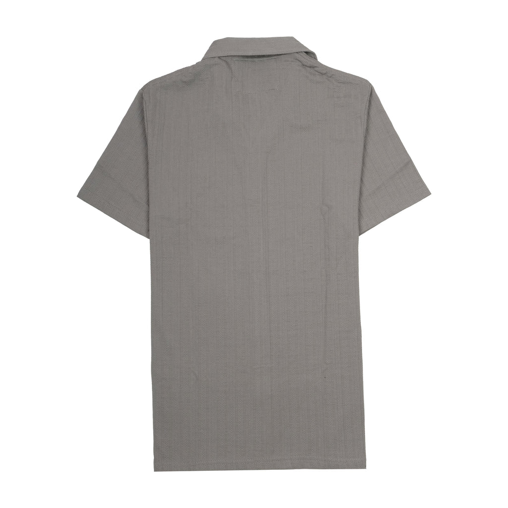 POLO RALPH LAUREN Misty Grey Striped Short Sleeve Shirt