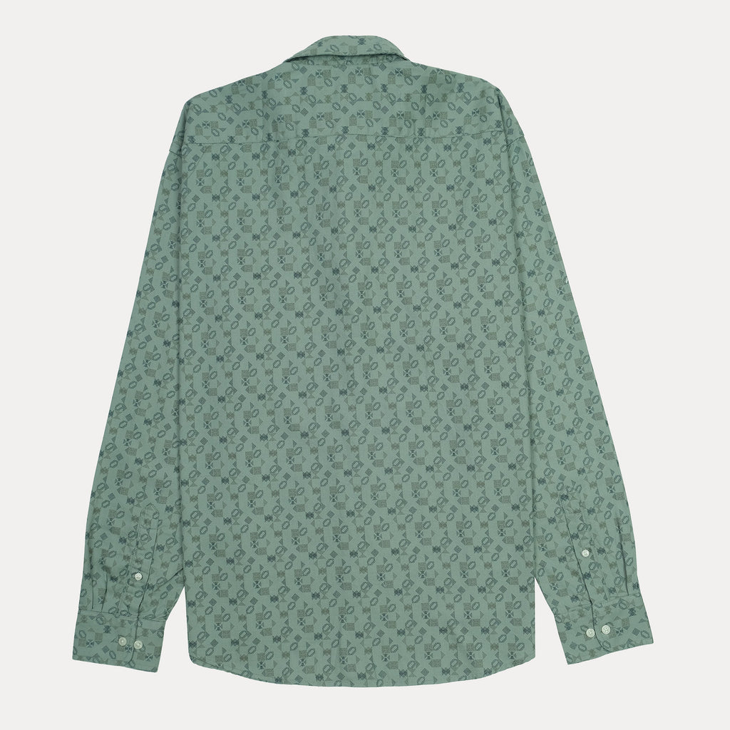 TOMMY HILFIGER Sage Fern Tailored Fit Long Sleeve Patterned Shirt