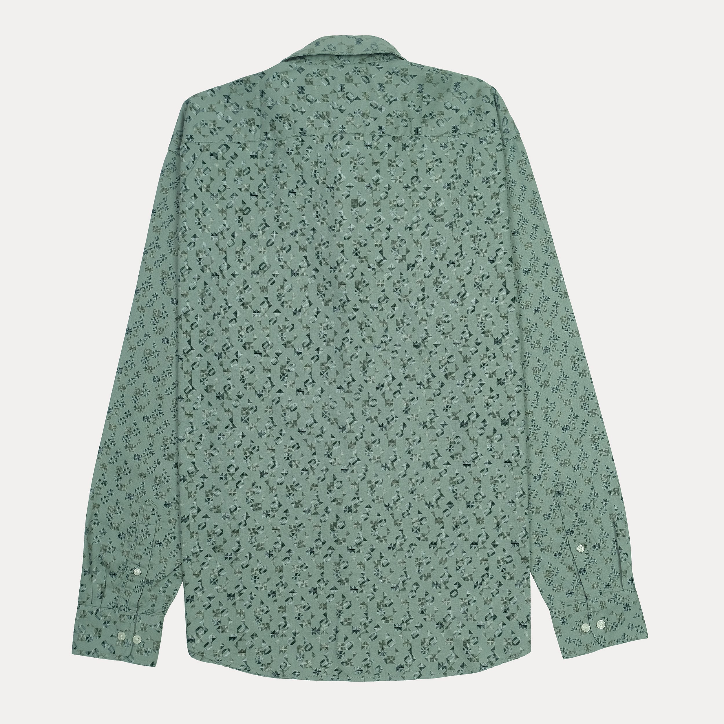 TOMMY HILFIGER Sage Fern Tailored Fit Long Sleeve Patterned Shirt