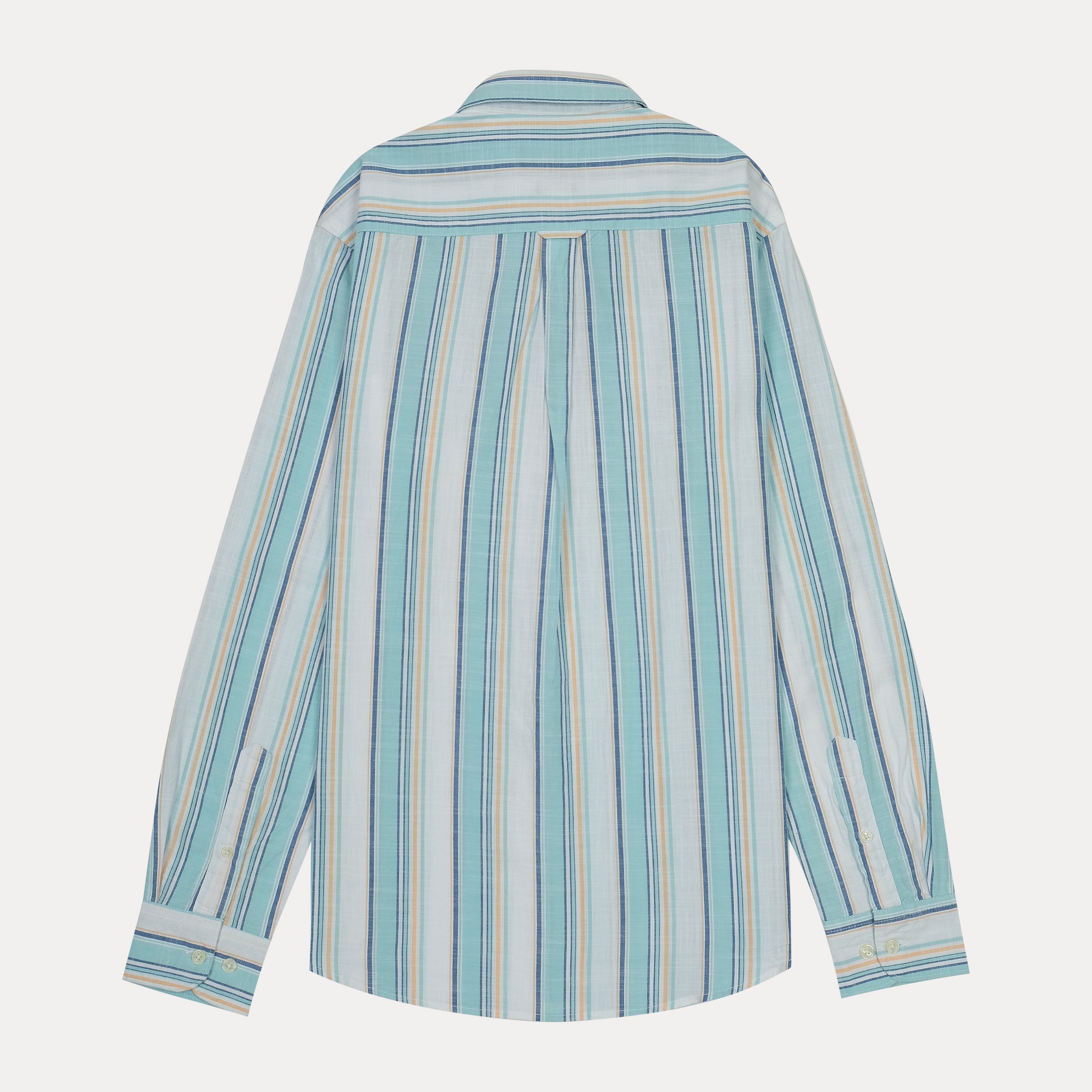 TOMMY HILFIGER Serene Aqua Tailored Fit Long Sleeve Button-Up Shirt