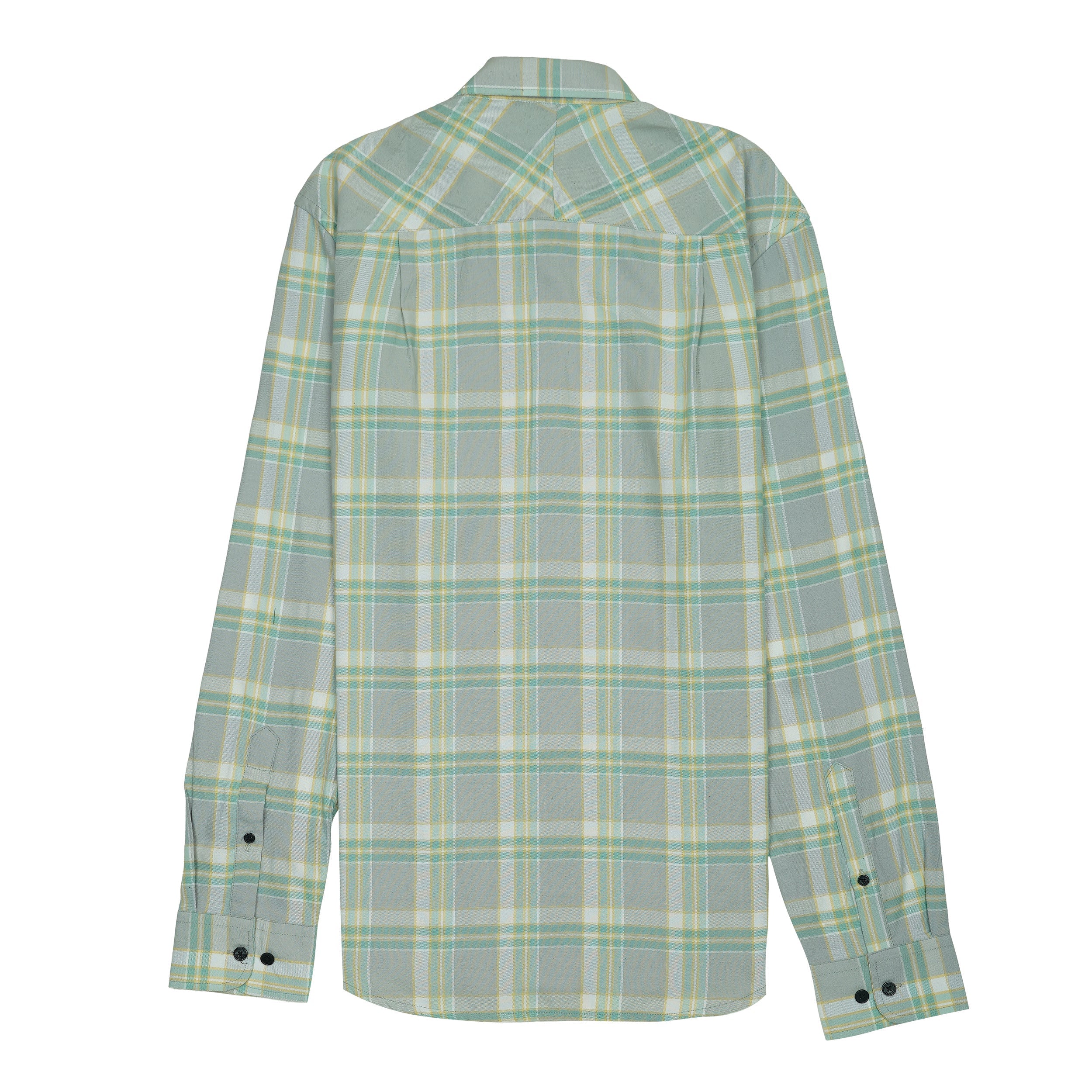 FRED PERRY Opulent Saffron Dusk Tailored Fit Long Sleeve Check Shirt