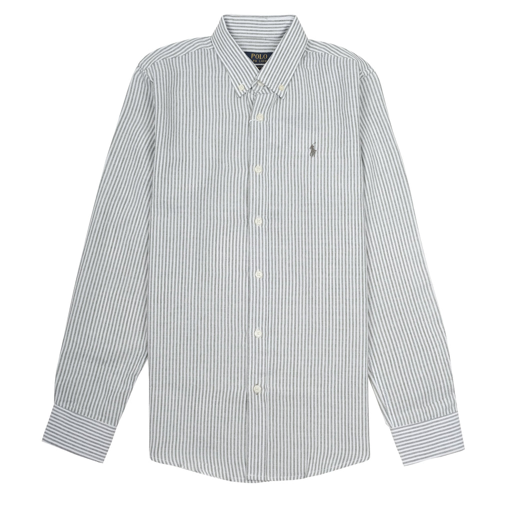 POLO RALPH LAUREN Sage Stripe Classic Fit Long Sleeve Button-Down Shirt