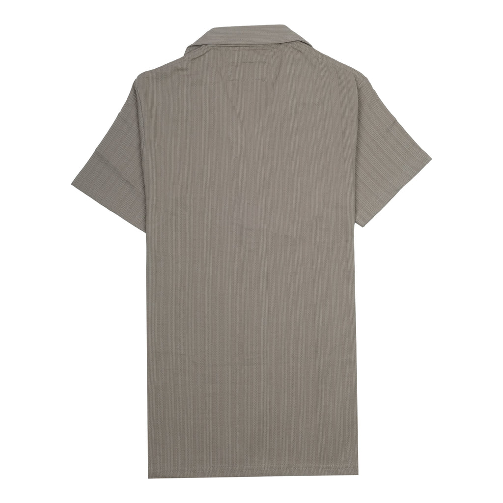 POLO RALPH LAUREN Sandy Beige Textured Short Sleeve Shirt