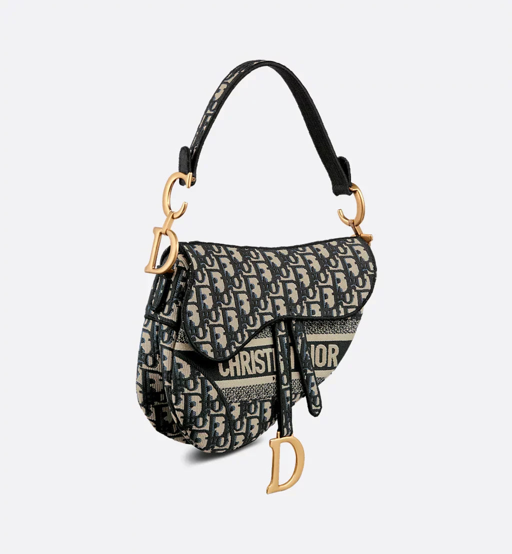 DIOR Celestial Onyx Luxe Monogram Canvas Crossbody Bag