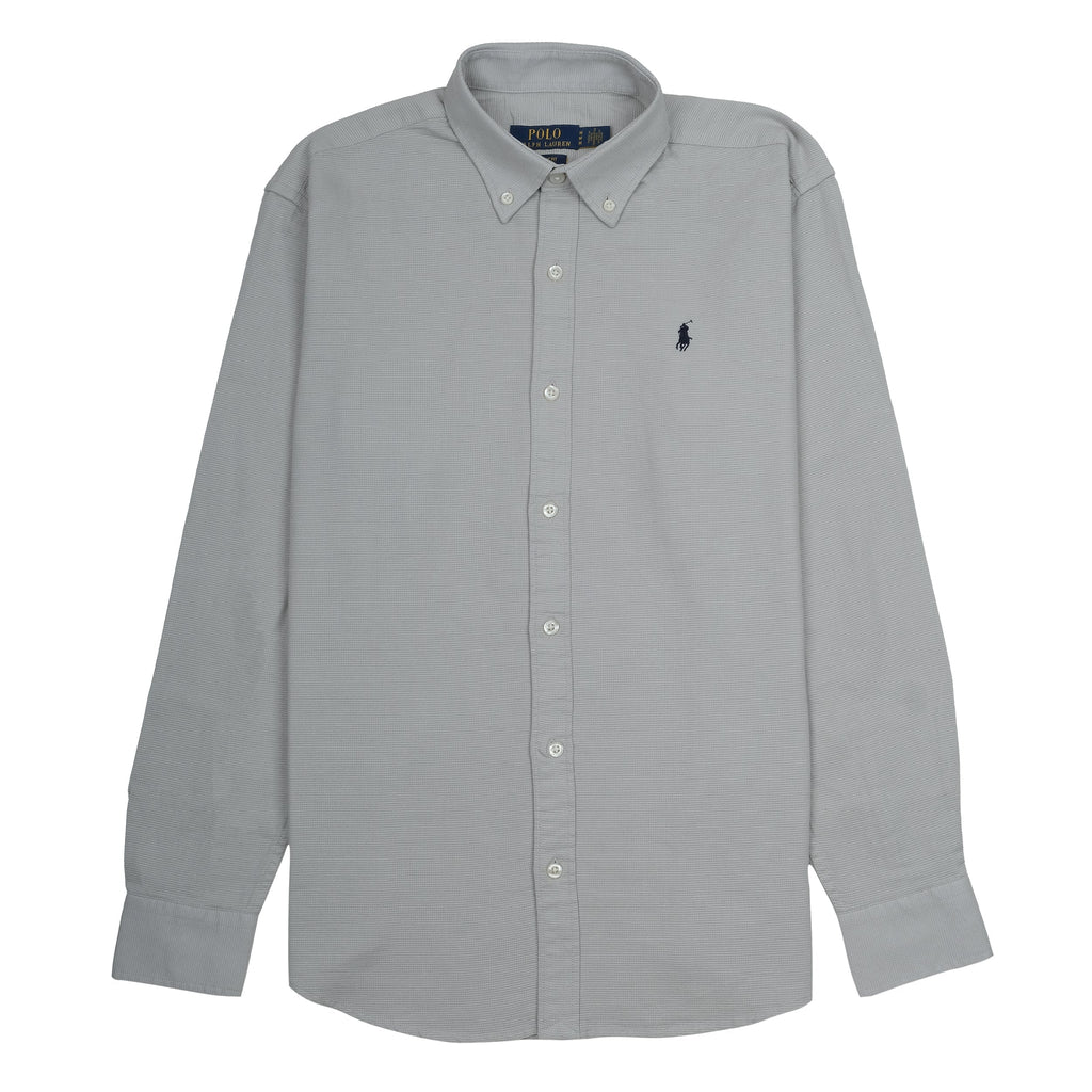 POLO RALPH LAUREN Silver Mist Classic Fit Long Sleeve Button-Down Shirt