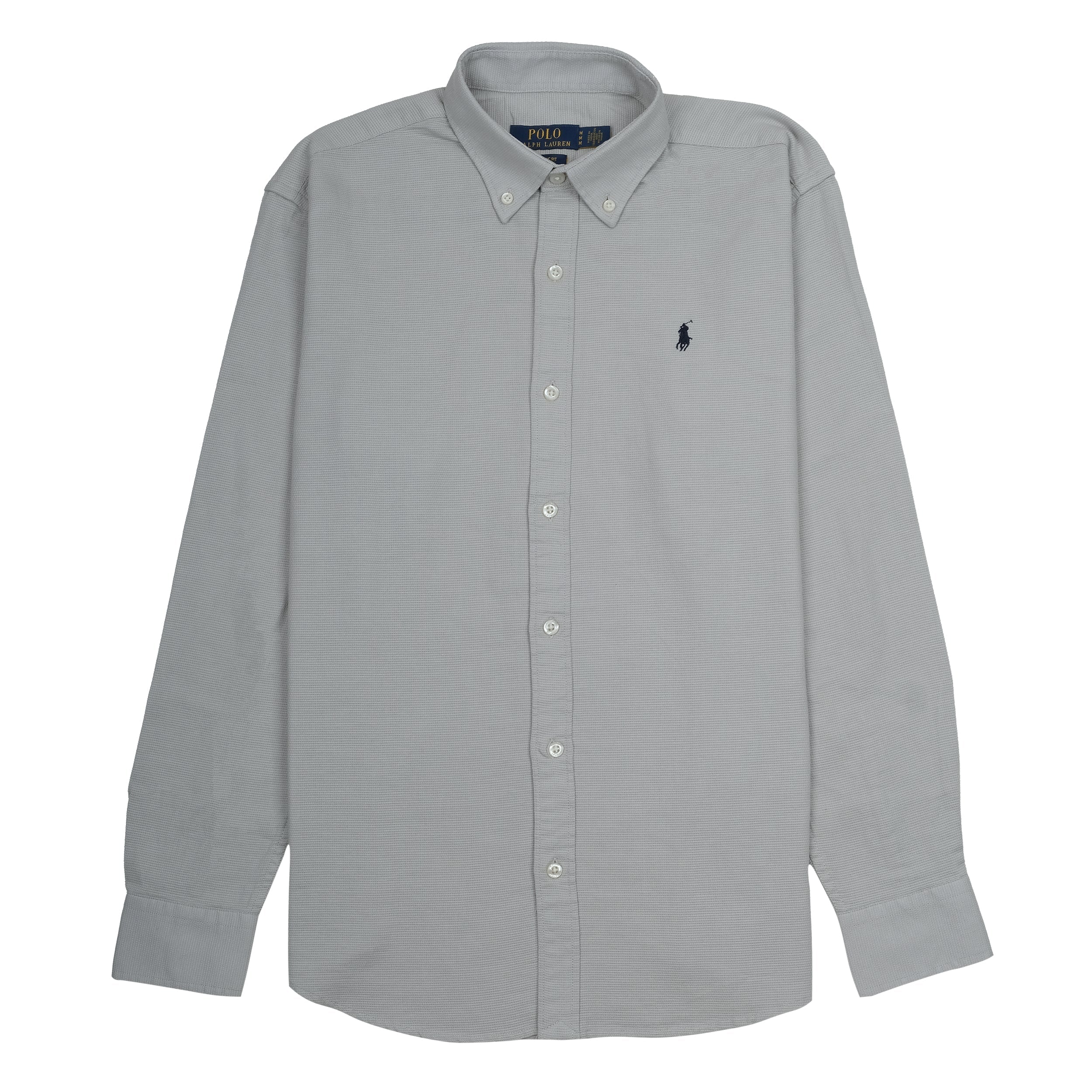 POLO RALPH LAUREN Silver Mist Classic Fit Long Sleeve Button-Down Shirt