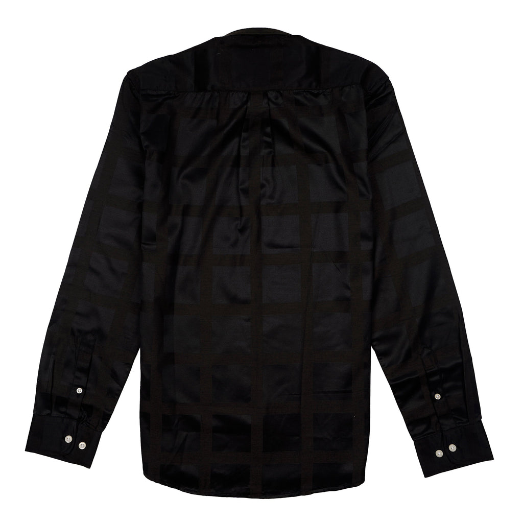 TOMMY HILFIGER Cosmic Onyx Long Sleeve Silk Shirt