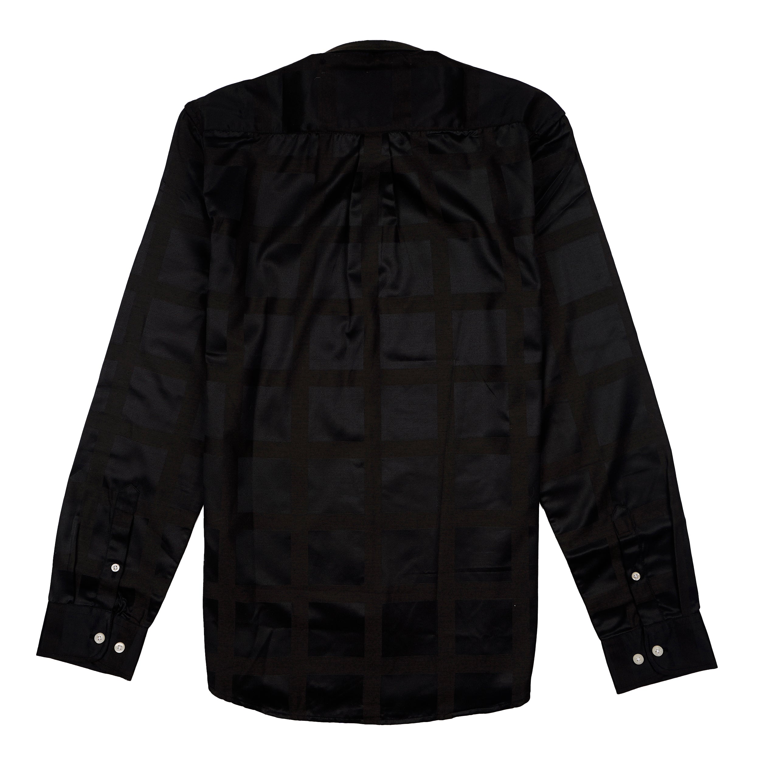 TOMMY HILFIGER Cosmic Onyx Long Sleeve Silk Shirt