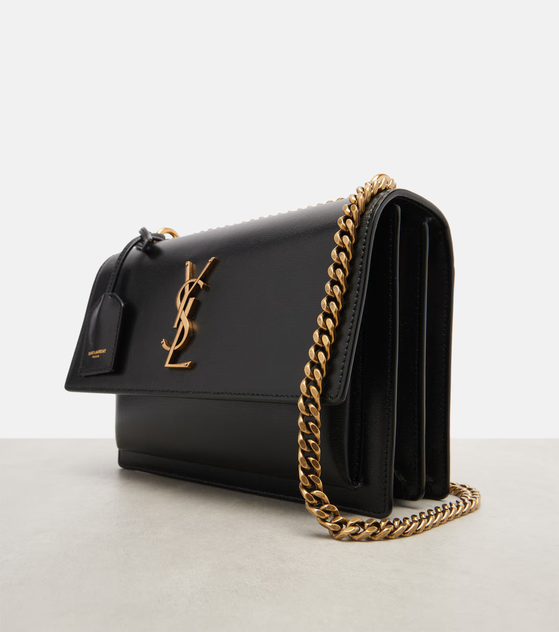 YSL Midnight Onyx Chic Chain Crossbody Bag