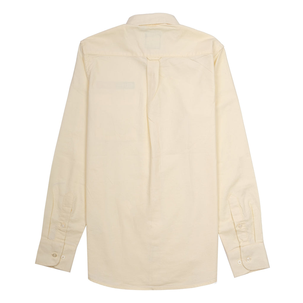 SUPERDRY Soft Cream Classic Fit Long Sleeve Button-Up Shirt