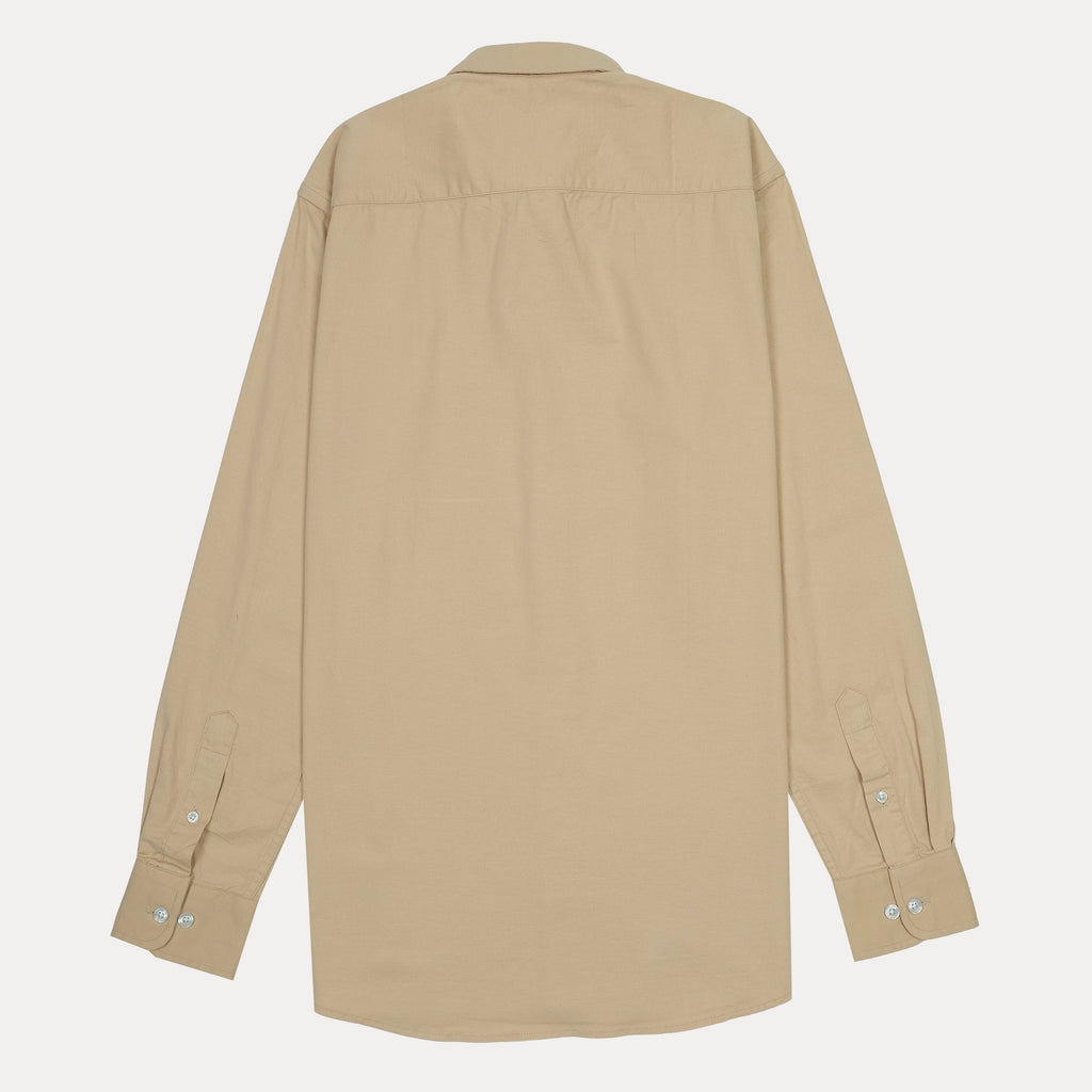 LACOSTE Whispering Almond Classic Fit Long Sleeve Button-Down Shirt