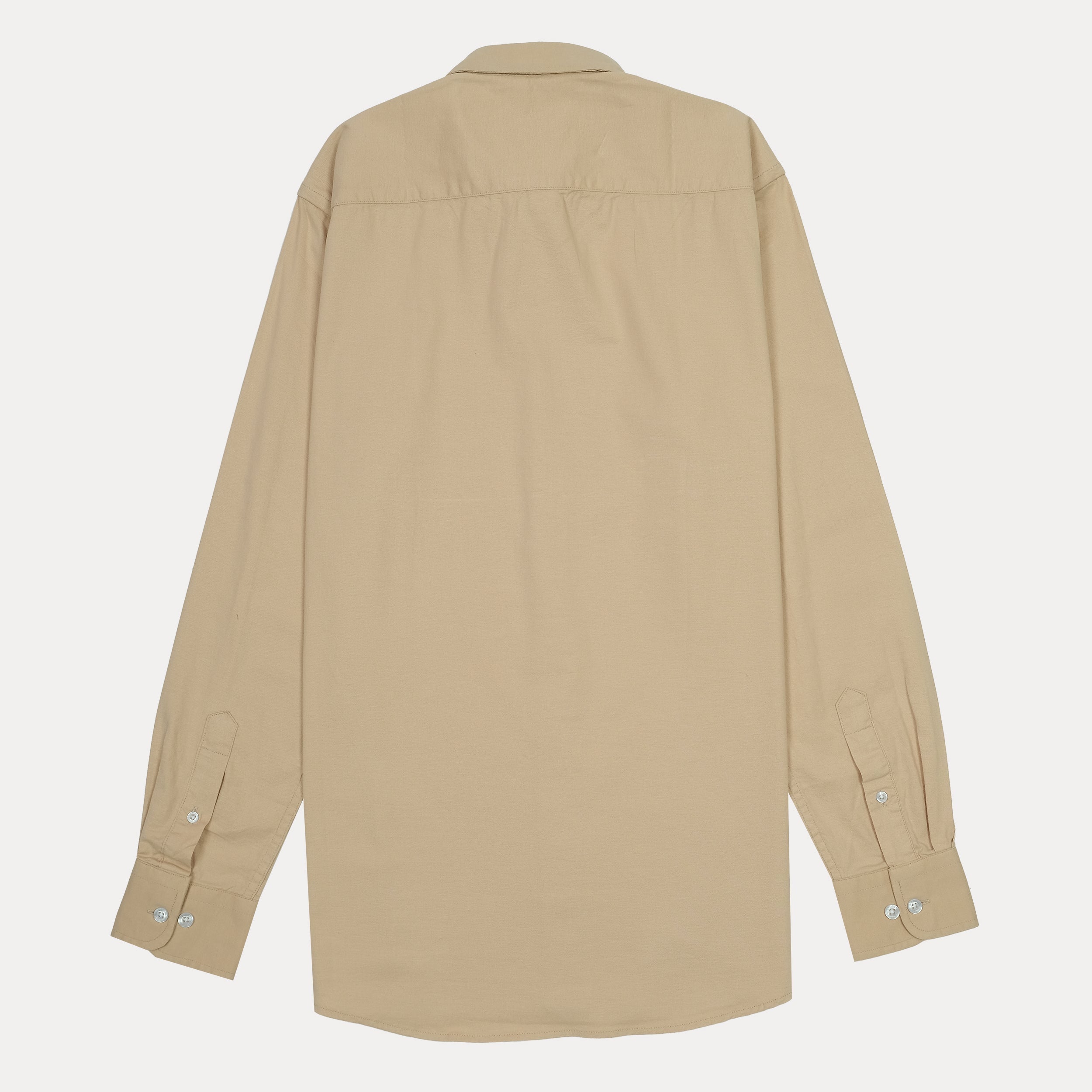 LACOSTE Whispering Almond Classic Fit Long Sleeve Button-Down Shirt