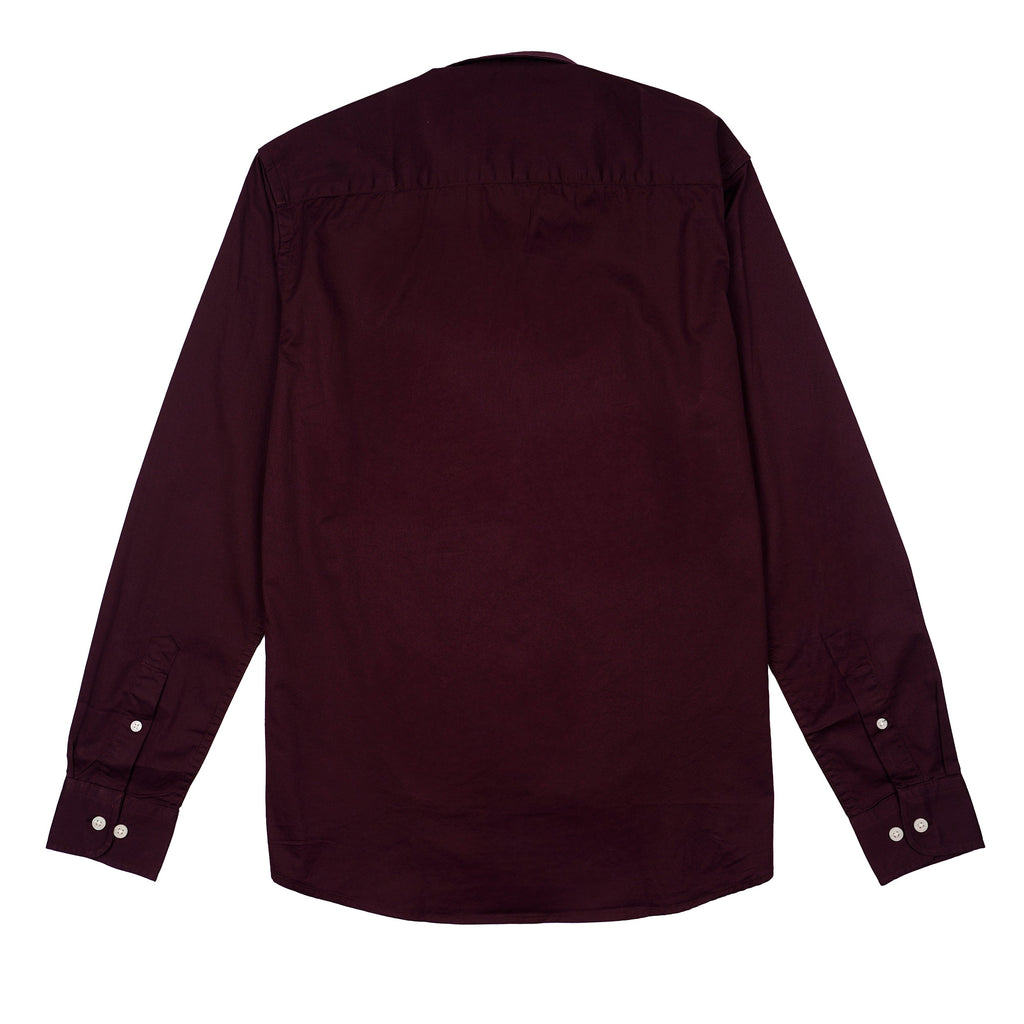 TOMMY HILFIGER Prismatic Garnet Eclipse Tailored Fit Long Sleeve Button-Down Shirt