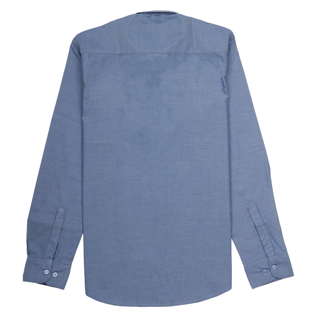 HACKETT LONDON Serene Sky Slim Fit Long Sleeve Shirt