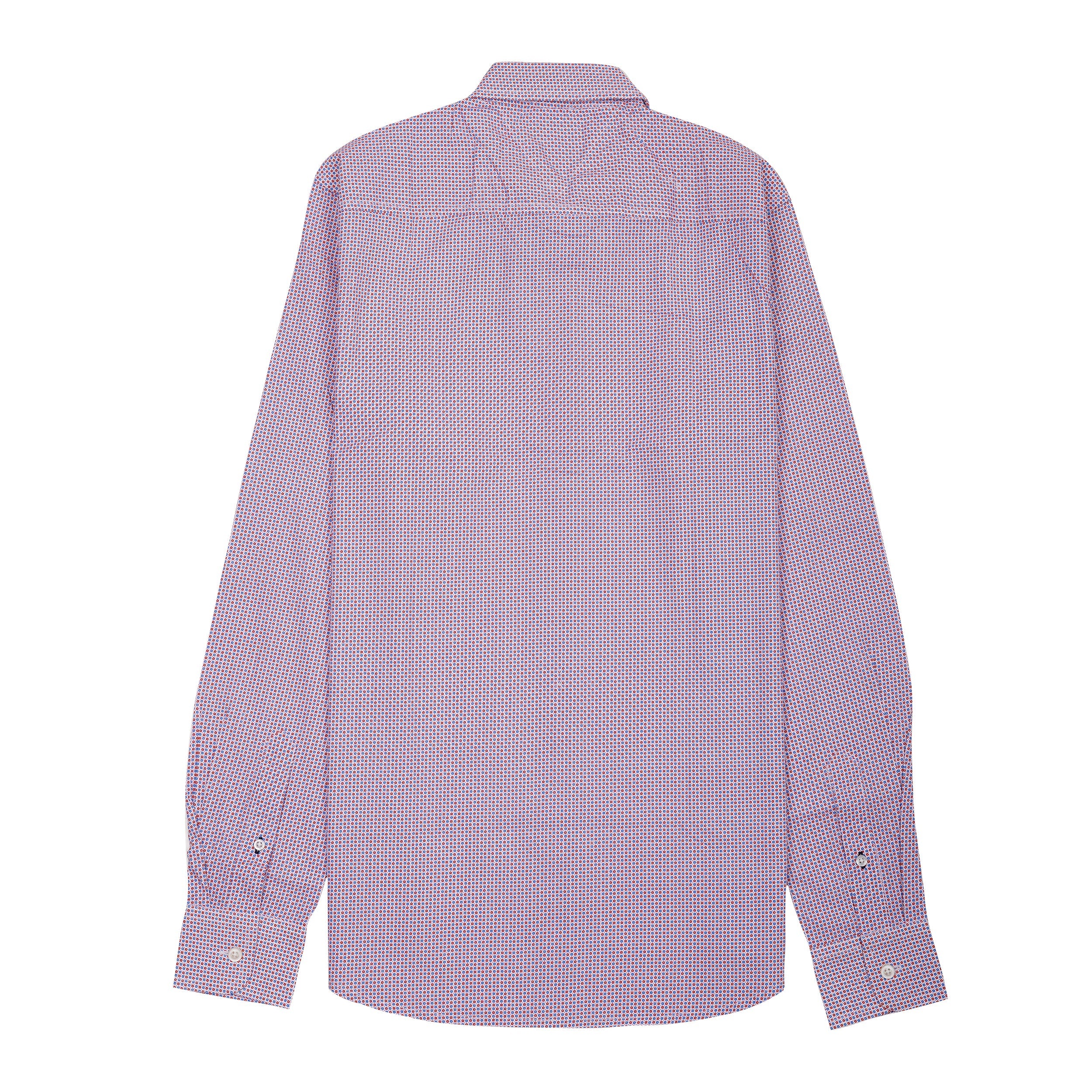 TOMMY HILFIGER Blush Plum Tailored Fit Long Sleeve Button-Up Shirt