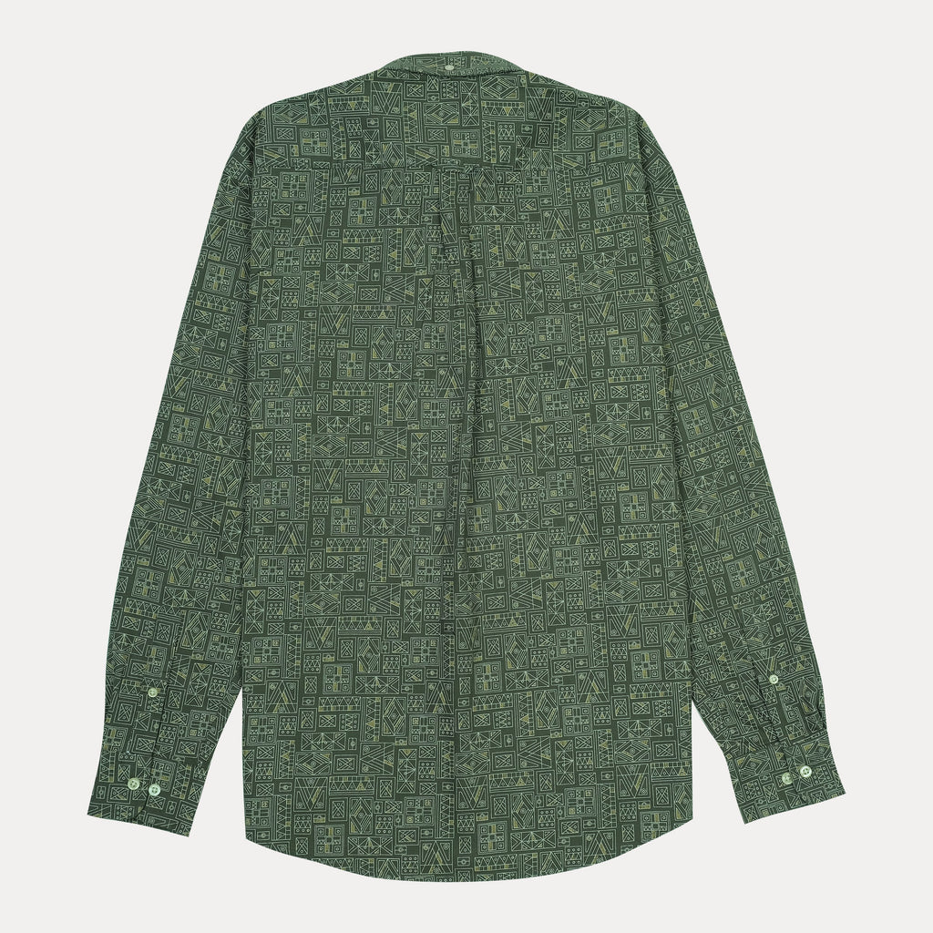 GANT Mystic Fern Tailored Fit Long Sleeve Button-Up Shirt