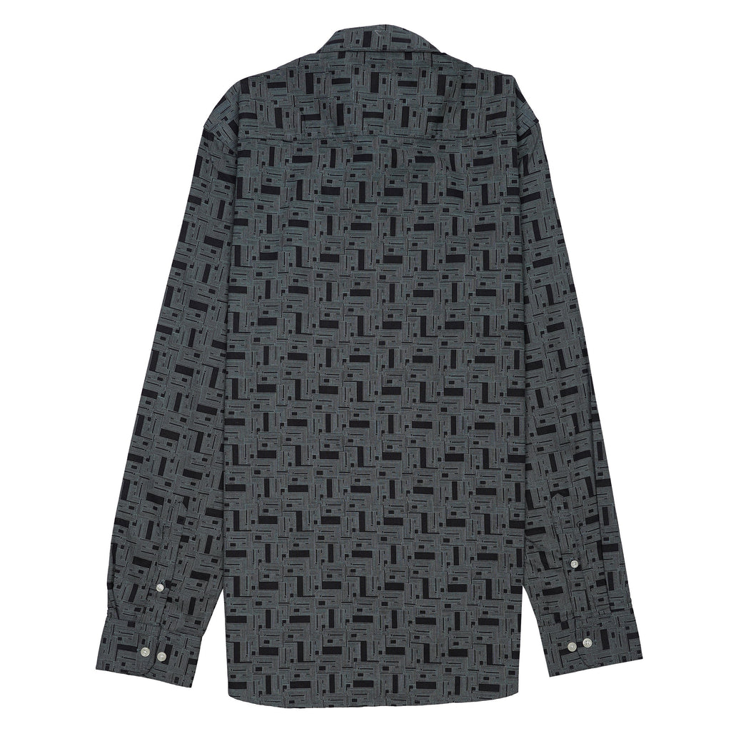 TOMMY HILFIGER Opulent Slate Tailored Fit Long Sleeve Button-Down Shirt