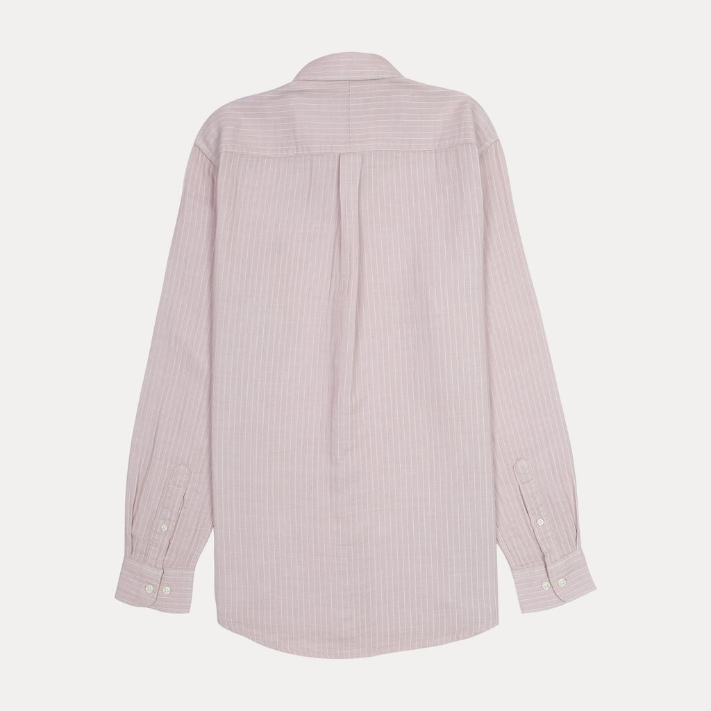 POLO RALPH LAUREN Blush Dawn Tailored Fit Long Sleeve Striped Button-Down Shirt