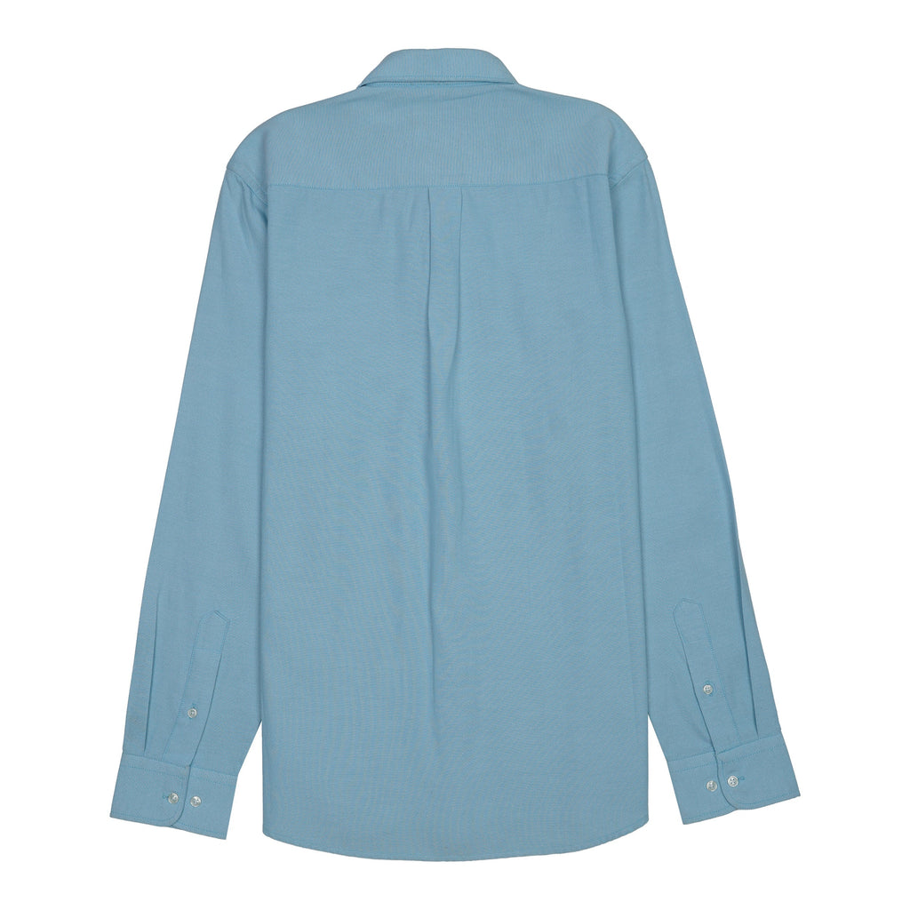 TOMMY HILFIGER Astral Teal Slim Fit Long Sleeve Button-Up Shirt