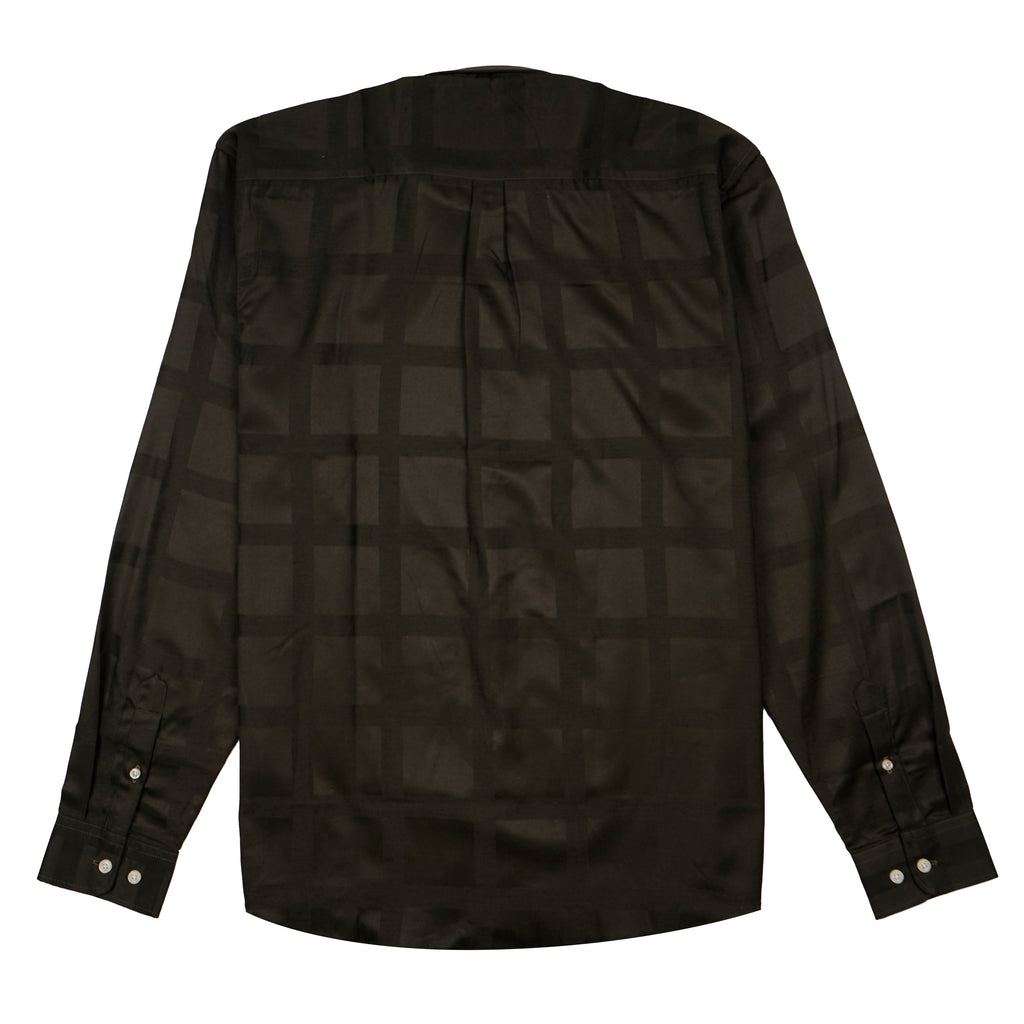 TOMMY HILFIGER Prismatic Onyx Whisper Tailored Fit Long Sleeve Textured Shirt