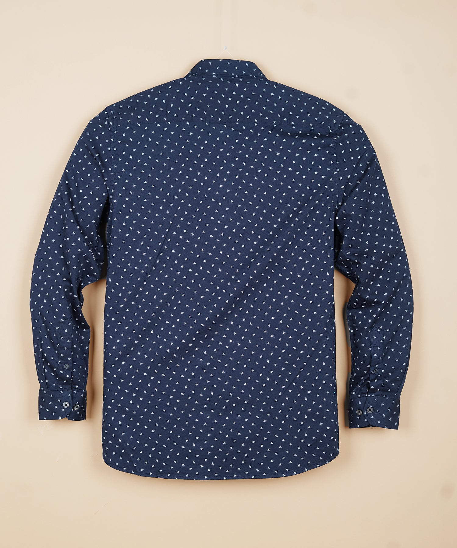 CALVIN KLEIN Opulent Teal Tailored Fit Long Sleeve Button-Up Shirt