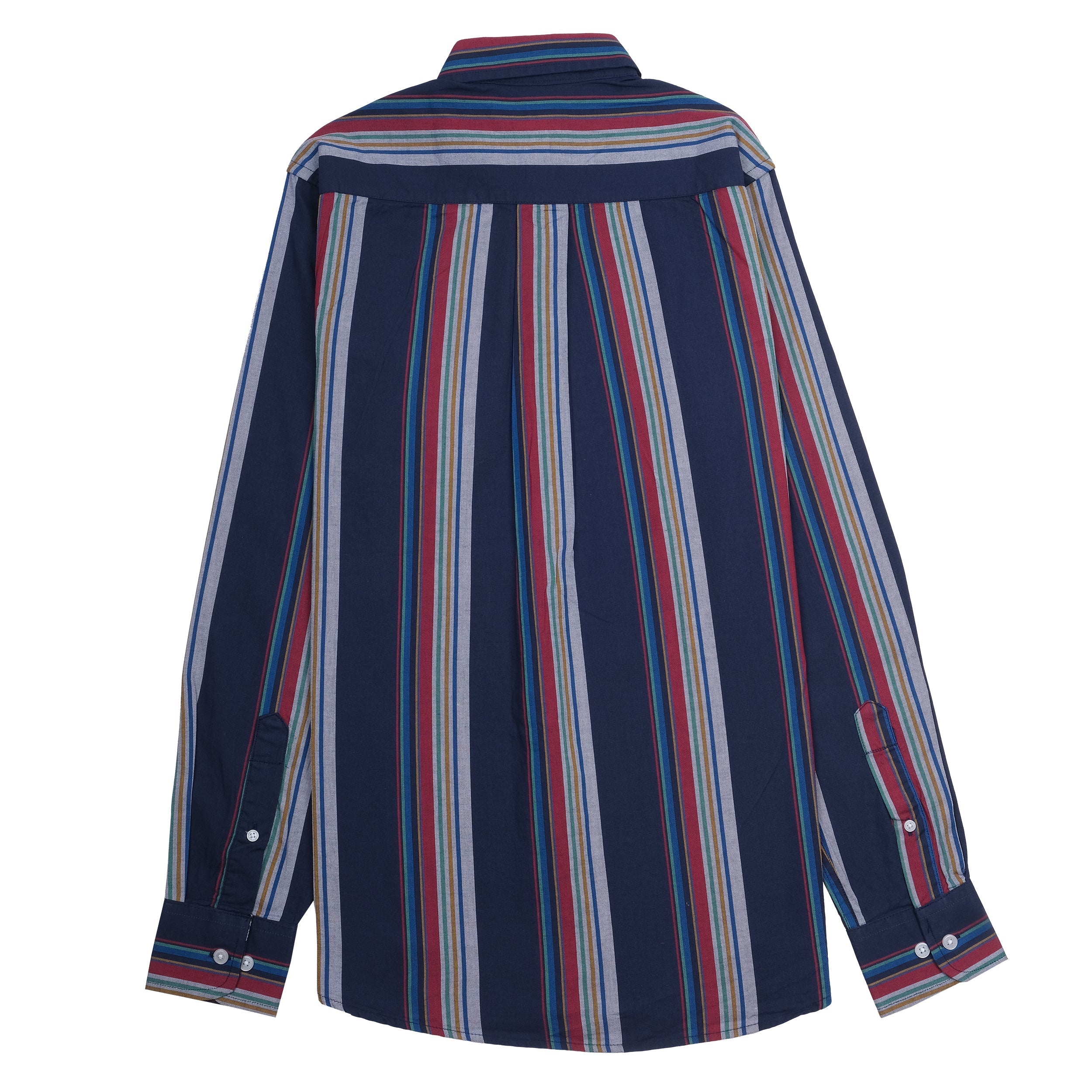 GANT Ocean Depths Multi Stripe Classic Fit Long Sleeve Button-Up Shirt