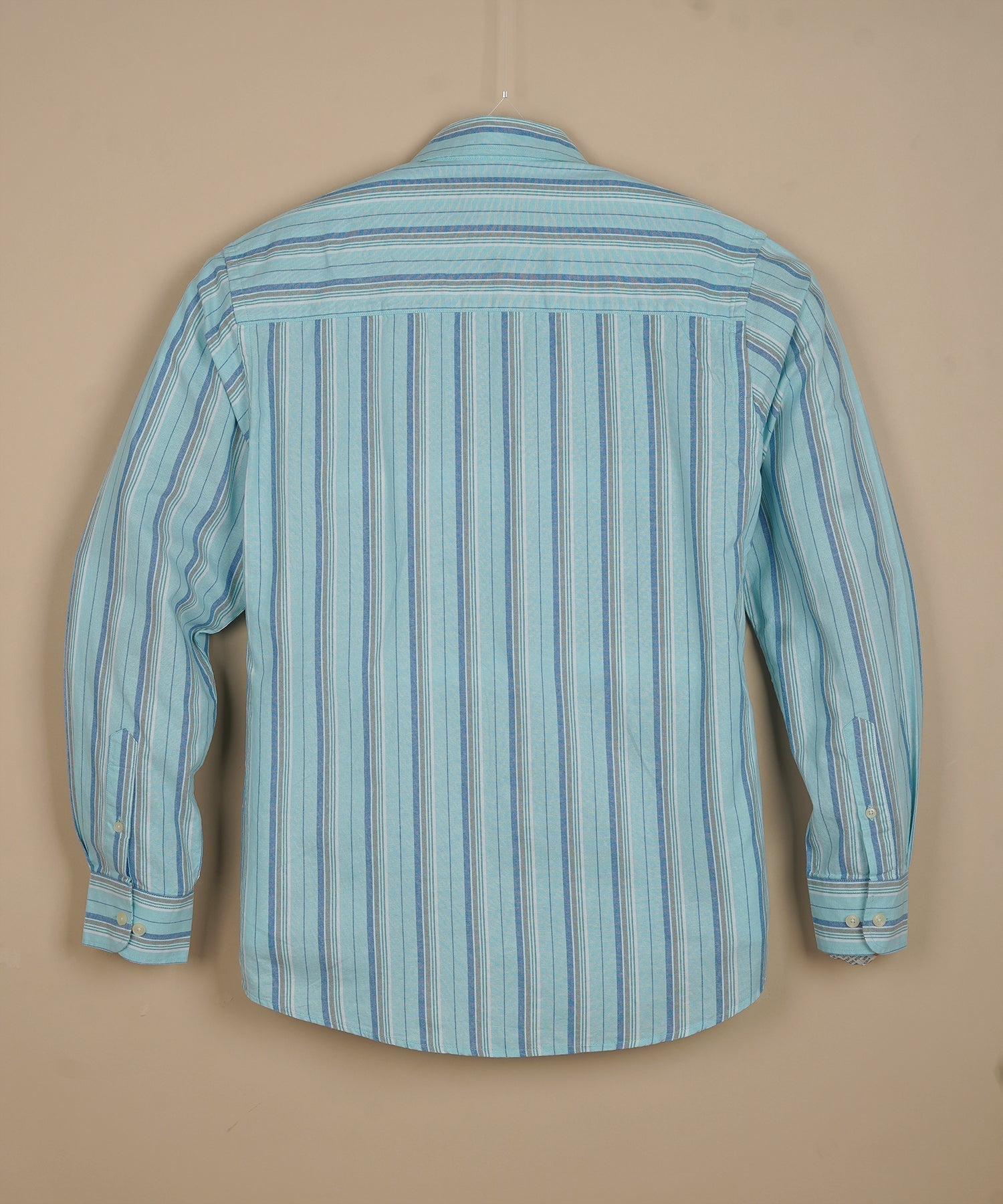 HACKETT LONDON Radiant Lapis Aurora Tailored Fit Long Sleeve Shirt