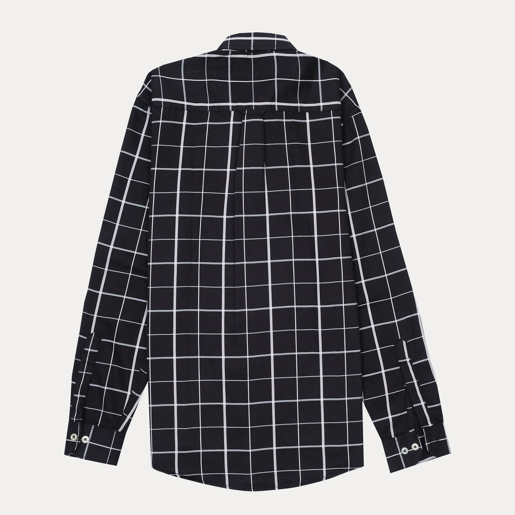 POLO RALPH LAUREN Mystic Ash Custom Fit Long Sleeve Checkered Shirt