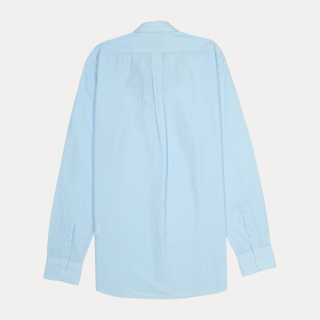 Brooks Brothers Regent Fit Light Blue Check Dress Shirt