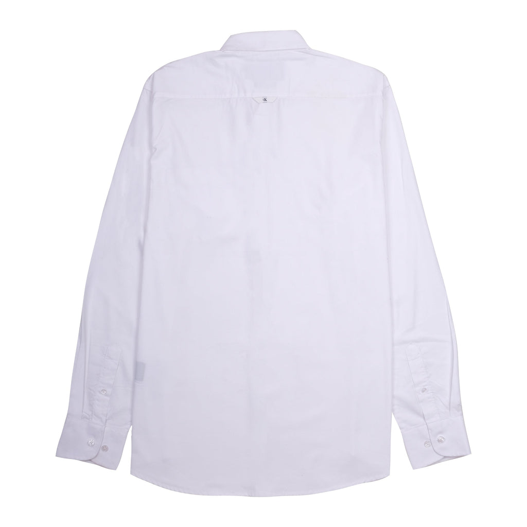 CALVIN KLEIN Pure Snow Classic Fit Long Sleeve Button-Up Shirt