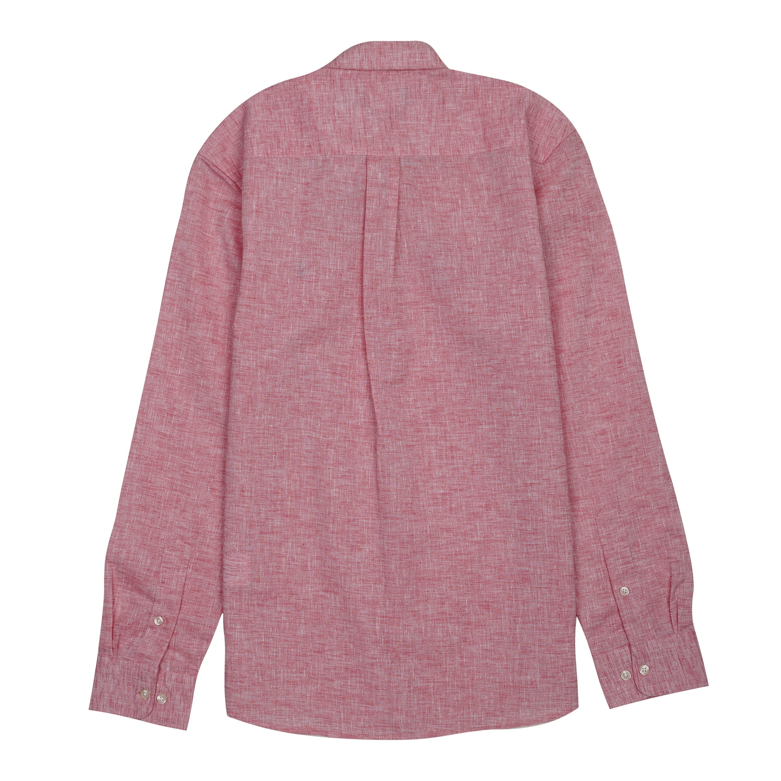 POLO RALPH LAUREN Seraphic Coral Tailored Fit Long Sleeve Textured Button-Down Shirt