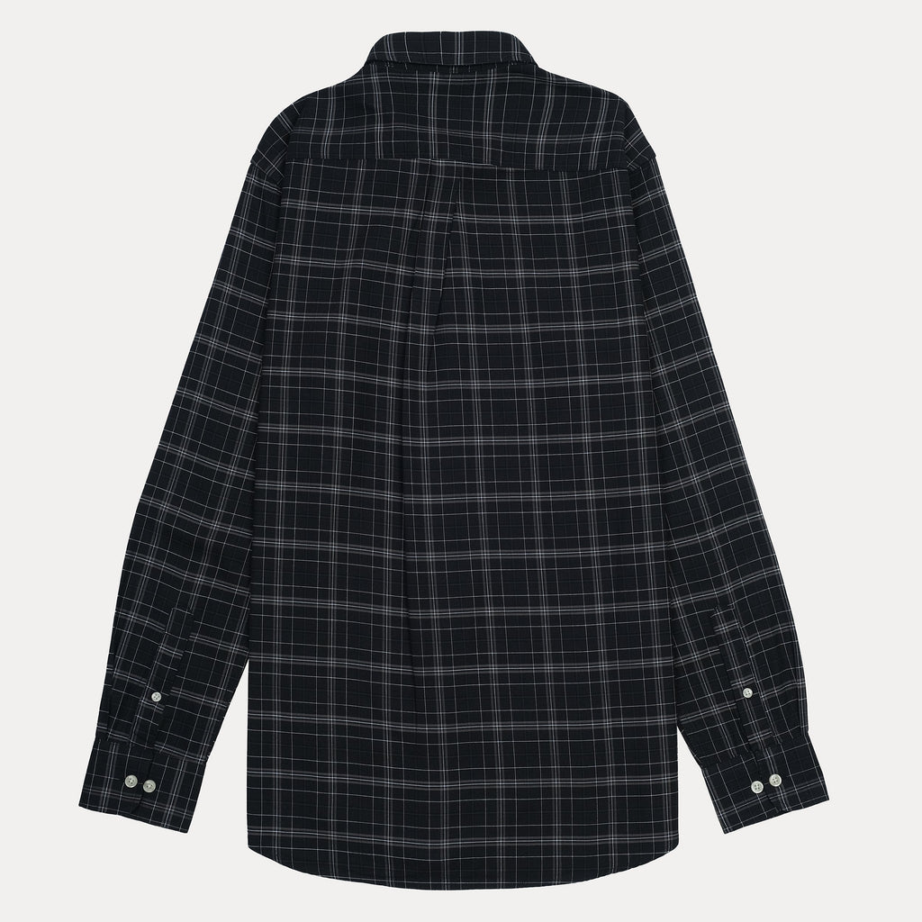 POLO RALPH LAUREN Starlit Onyx Custom Fit Long Sleeve Plaid Shirt