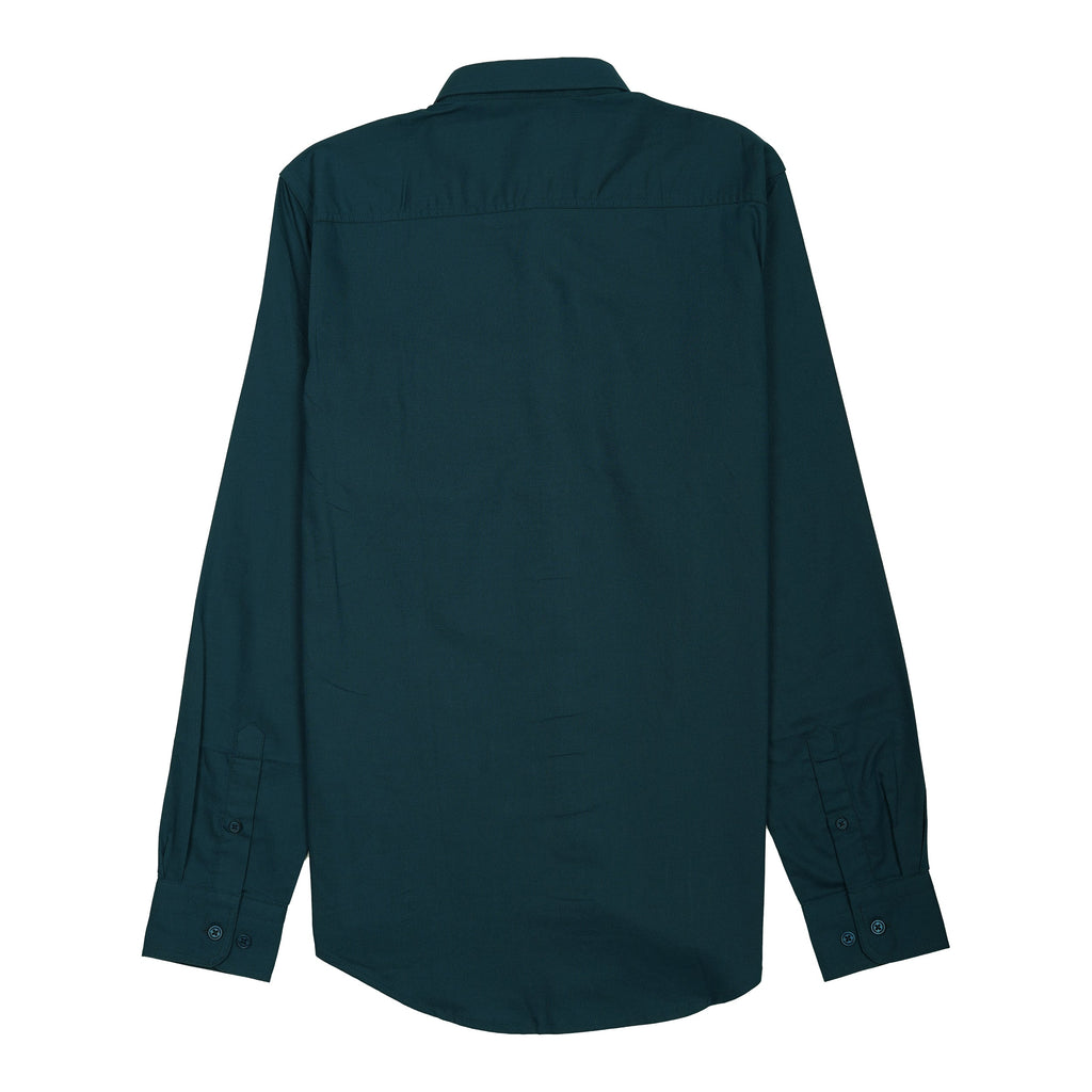 CALVIN KLEIN Deep Lagoon Relaxed Fit Long Sleeve Utility Shirt