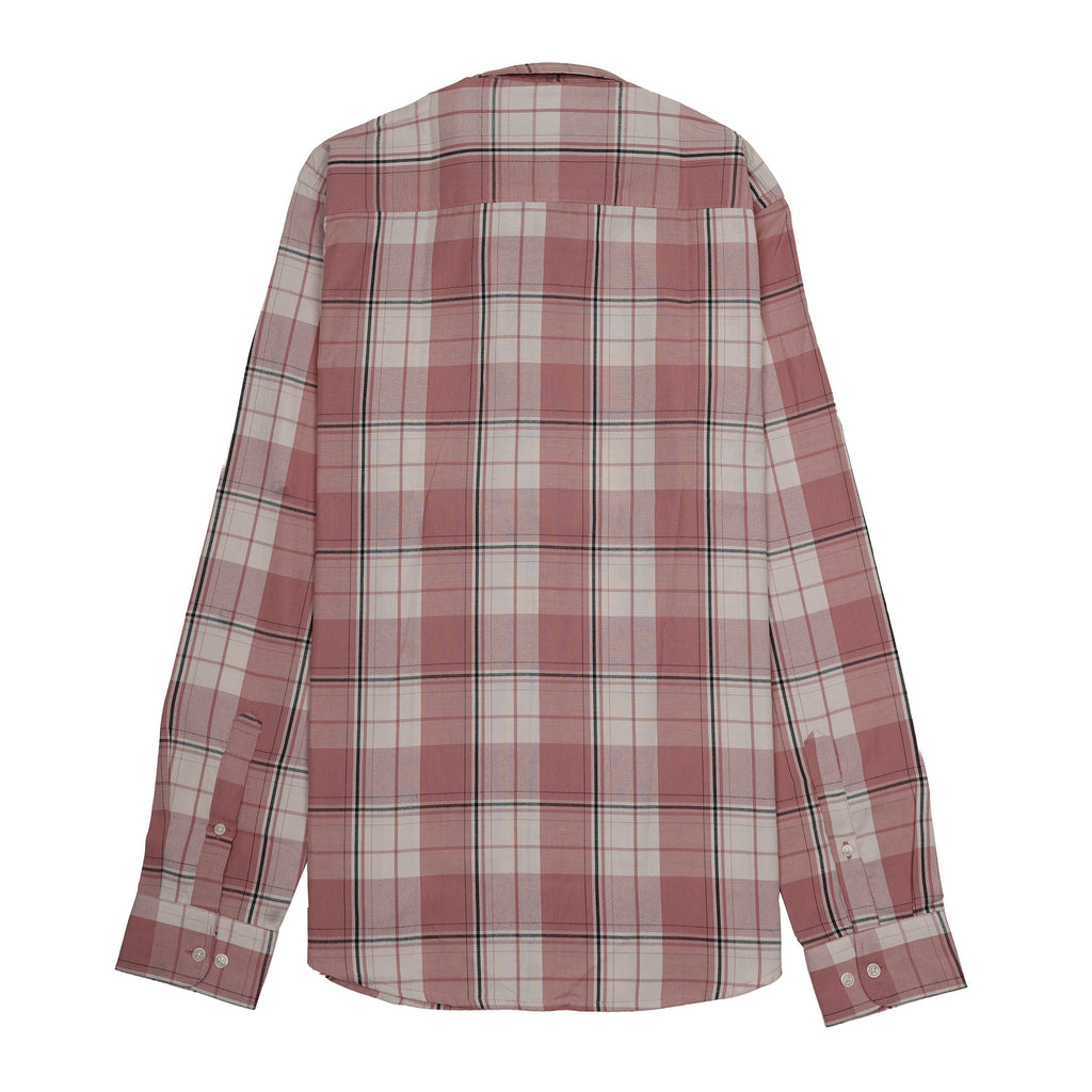 TOMMY HILFIGER Whimsical Mauve Tailored Fit Long Sleeve Check Shirt