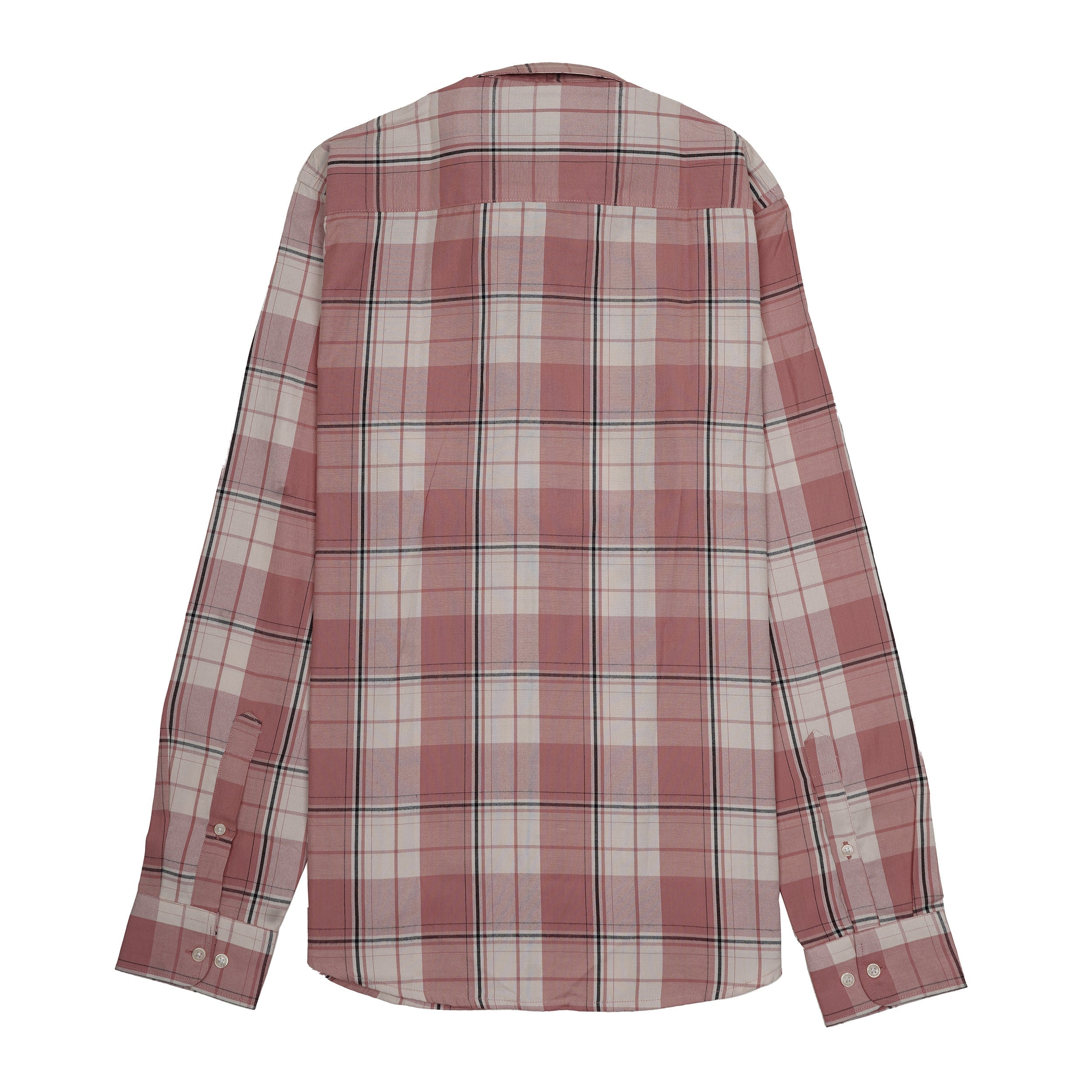 TOMMY HILFIGER Whimsical Mauve Tailored Fit Long Sleeve Check Shirt
